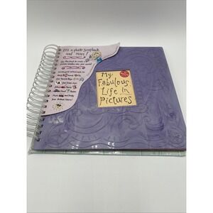 Klutz My Fabulous Life In Pictures Scrap Book Purple Marbled Hard Cover Age‎ 8+